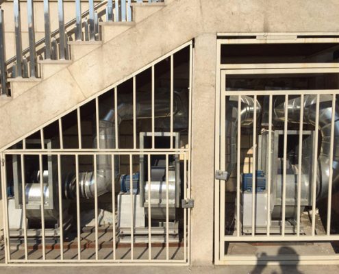 تهویه فن هواکش صنعتی